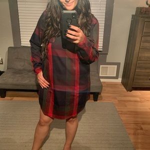 LADY LEISURE PLAID DRESS